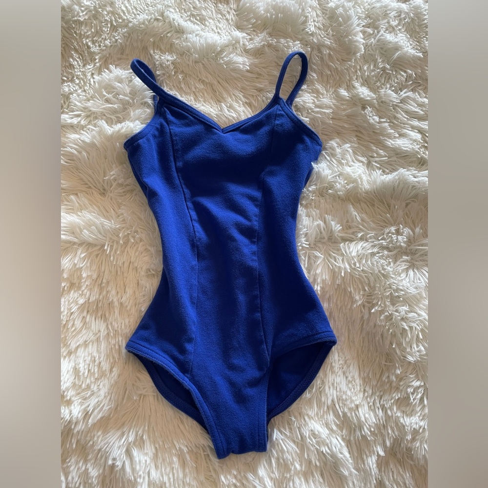 Capezio royal blue leotard, size S